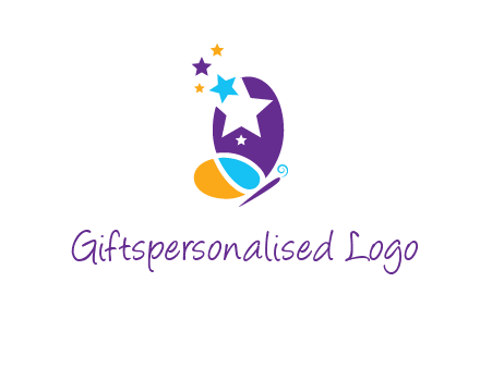 stars butterfly logo
