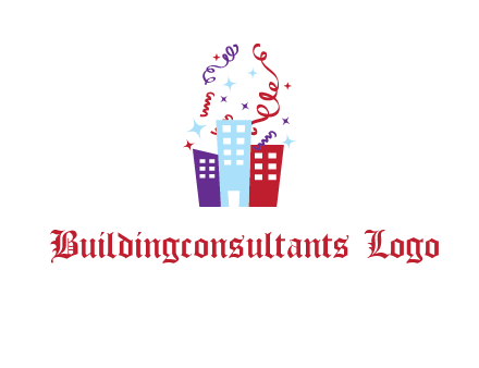 festival over buildings logo