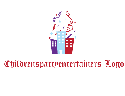 festival over buildings logo