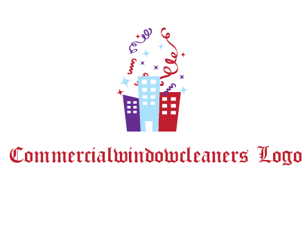 festival over buildings logo