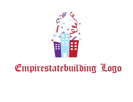 festival over buildings logo