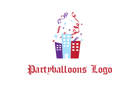 festival over buildings logo