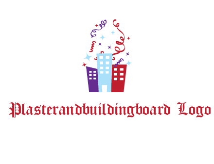 festival over buildings logo
