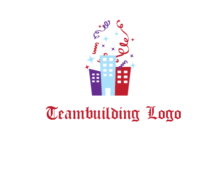 festival over buildings logo
