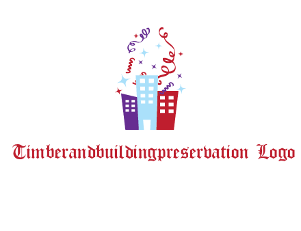 festival over buildings logo