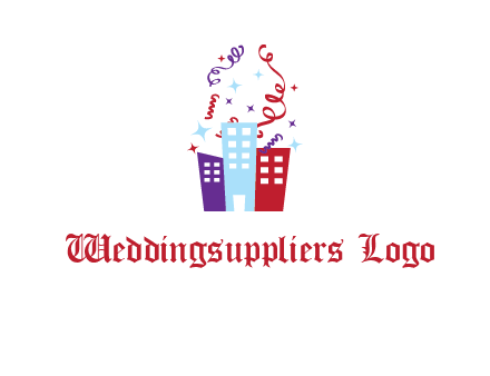 festival over buildings logo