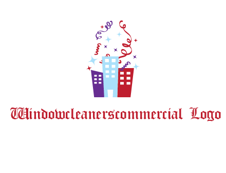 festival over buildings logo