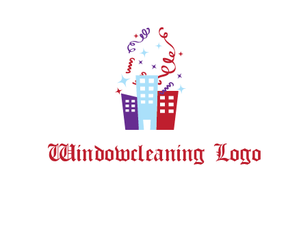 festival over buildings logo