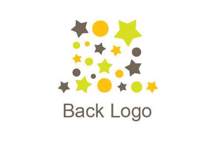 stars is shape of magic hat logo