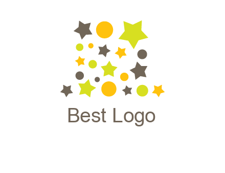 stars is shape of magic hat logo