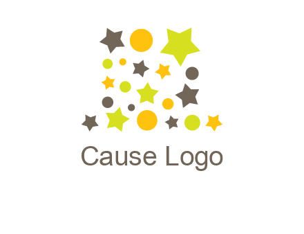 stars is shape of magic hat logo