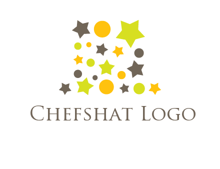stars is shape of magic hat logo