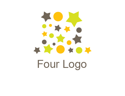 stars is shape of magic hat logo