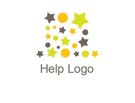 stars is shape of magic hat logo
