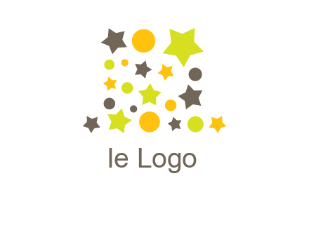 stars is shape of magic hat logo