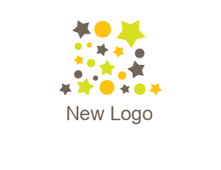 stars is shape of magic hat logo