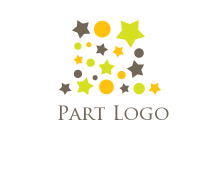 stars is shape of magic hat logo