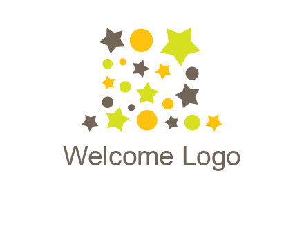 stars is shape of magic hat logo