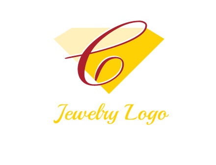 letter c in a diamond shape logo