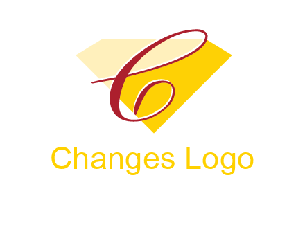 letter c in a diamond shape logo