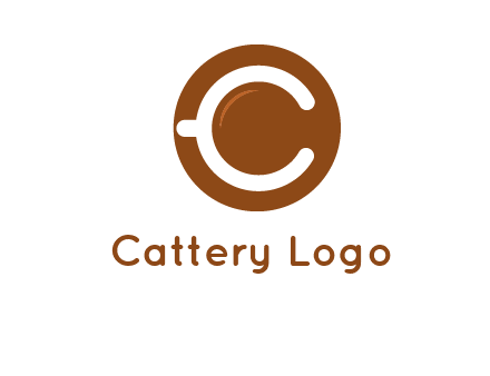 letter c on cup logo