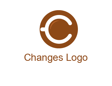 letter c on cup logo