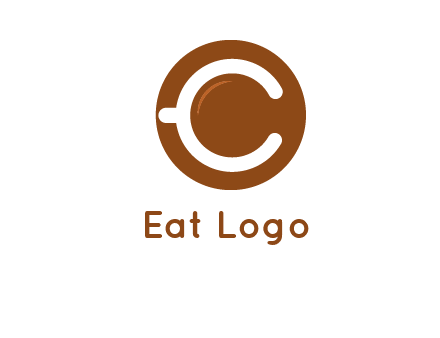 letter c on cup logo