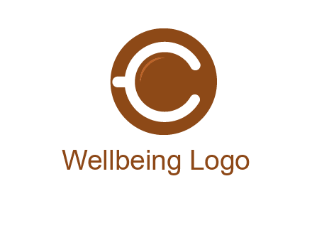 letter c on cup logo