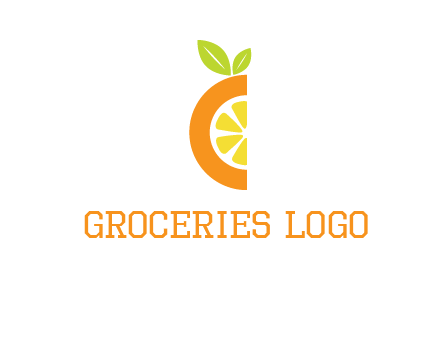 half orange logo