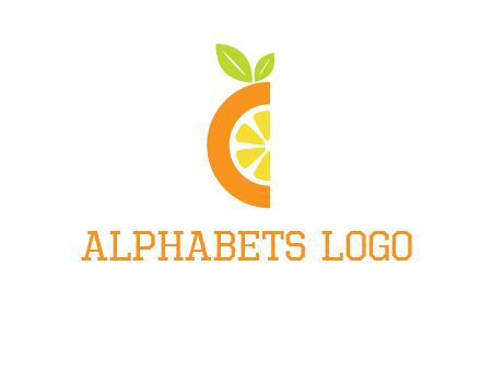 half orange logo