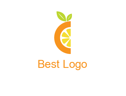 half orange logo