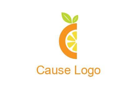half orange logo