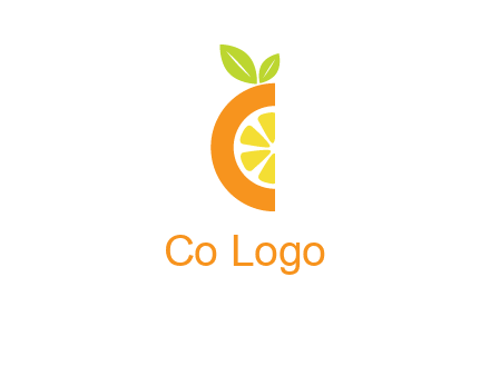 half orange logo