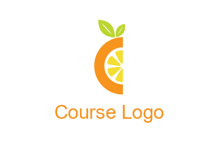 half orange logo