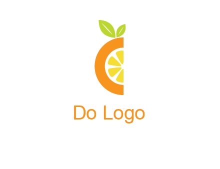 half orange logo