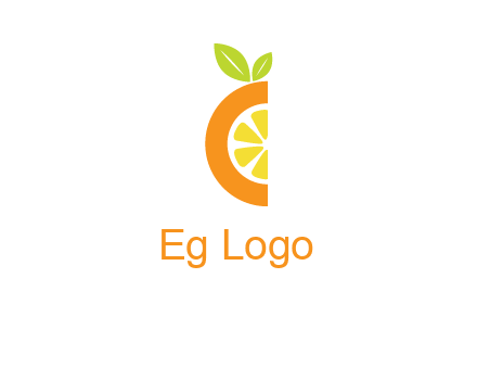 half orange logo