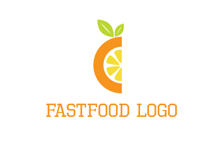 half orange logo