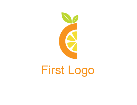 half orange logo
