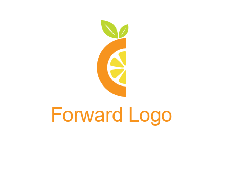 half orange logo
