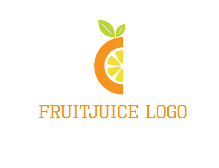 half orange logo