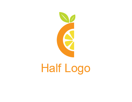 half orange logo