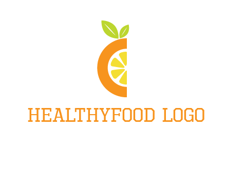half orange logo