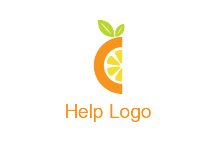 half orange logo