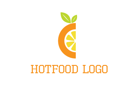 half orange logo