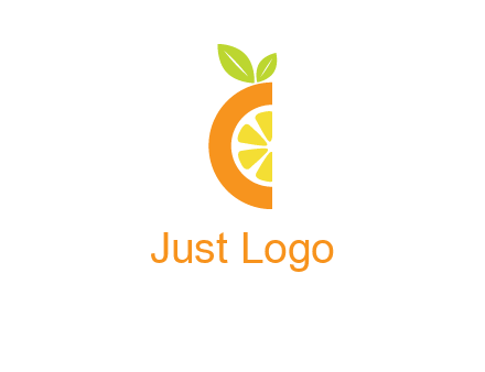 half orange logo