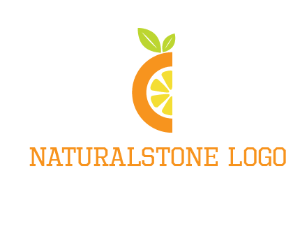 half orange logo