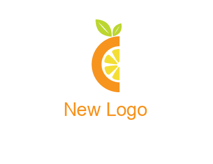 half orange logo