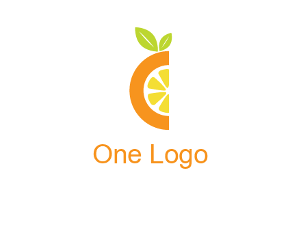 half orange logo