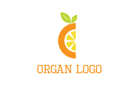 half orange logo