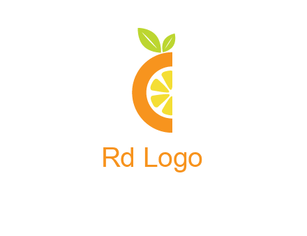 half orange logo
